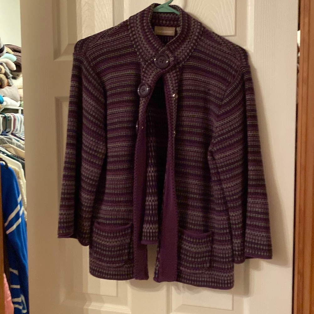 Croft and barrow large three quarters sweater